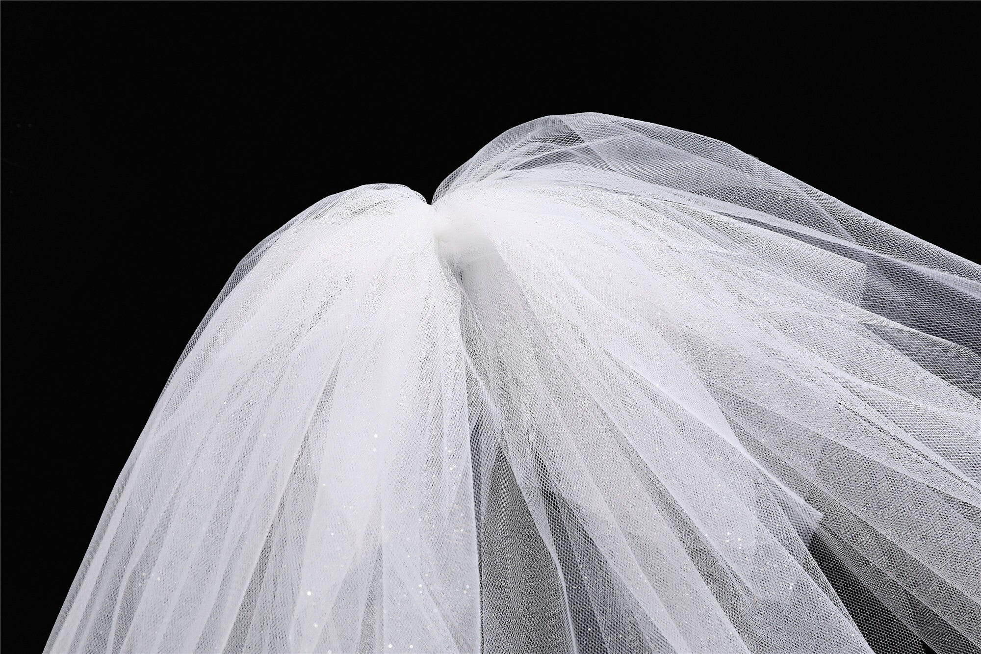 Sparkle Wedding Veil With Clip Ivory Wedding Veil Short Bridal Etsy