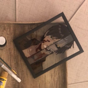 Custom Anime Portrait, Anime Personalized Illustration, Custom Anime/Cartoon Glass Painting