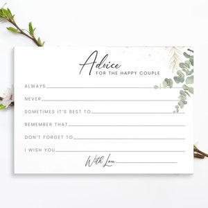 Cartes conseils pour le mariage : 10|25|50|75|100 invités pour immortaliser des souvenirs précieux Cartes-conseils pour le jour du mariage, paquets de cartes-conseils pour mariage d'invités