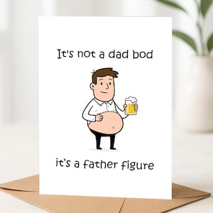 Fête des pères drôle, papa Bod Carte drôle de fête des pères, fête des pères, meilleure carte papa et grand-père, meilleur papa du monde fête des pères drôle