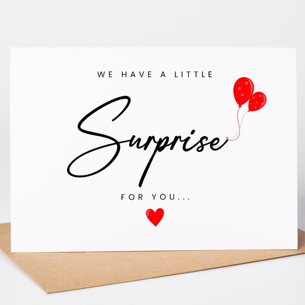 PREGNANCY ANNOUNCEMENT CARD, Baby announcement card Hello We have a little surprise for you, uncle, grandparent card  Baby Scan Photo Cards