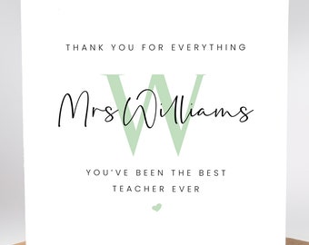 Merci pour tout, vous avez été le meilleur professeur de tous les temps