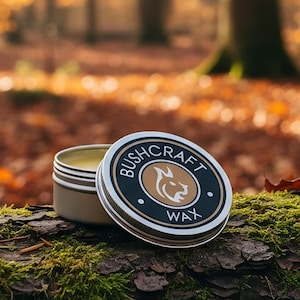 Bushcraft Wax - Bushcraft Spain All Purpose Wax, for Oilsking reproofing, Carbon Steel and Leather Conditioning, Cotton Canvas Waterproofing