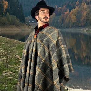 Sueter poncho hombre hotsell