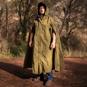 Polish Lavvu Poncho - Perfect Military tent for Bushcraft & Outdoor Activities. A handy companion for rainy weather, hunting, hiking or LARP