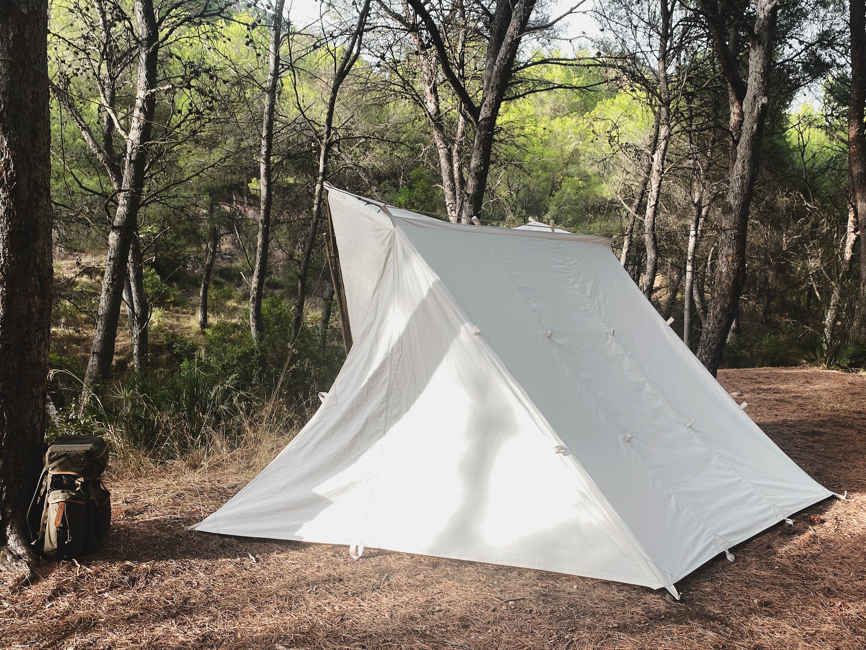 Whelen Lean-to Canvas Tent - Traditional Bushcraft and