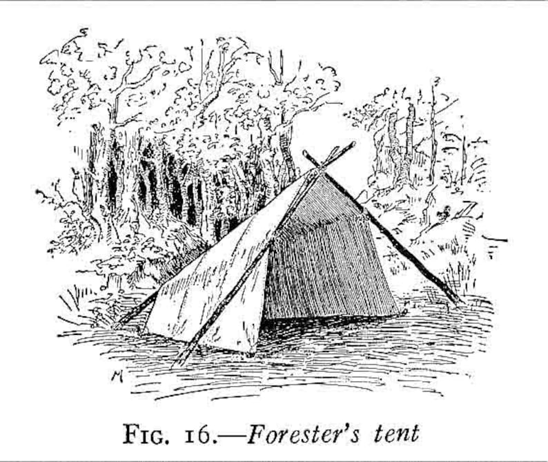 The Forester Tent a Bushcraft Canvas Tent Traditional Etsy