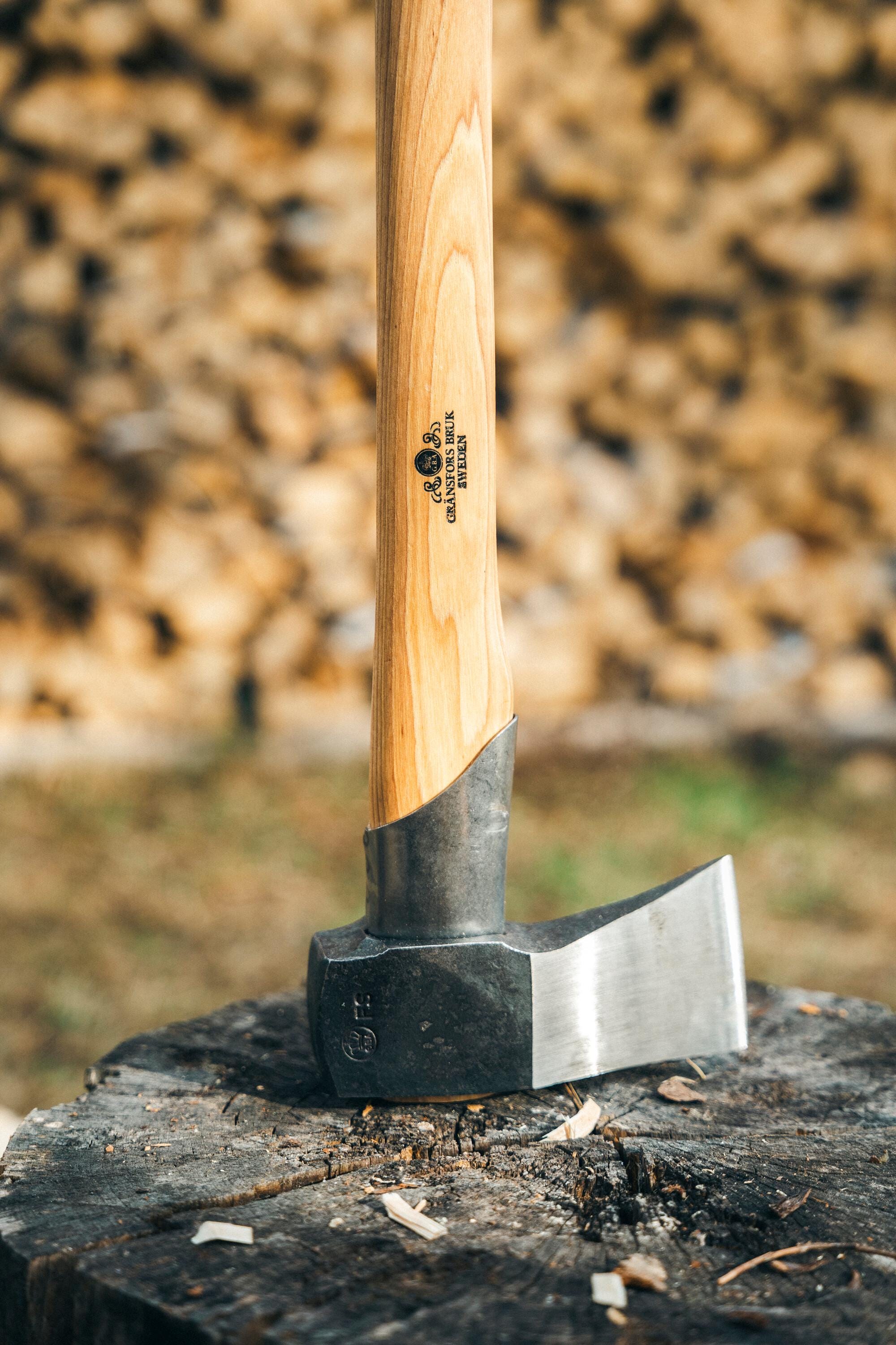 Gränsfors Large Splitting Ax – 70cm Curved or 80cm Straight Handle