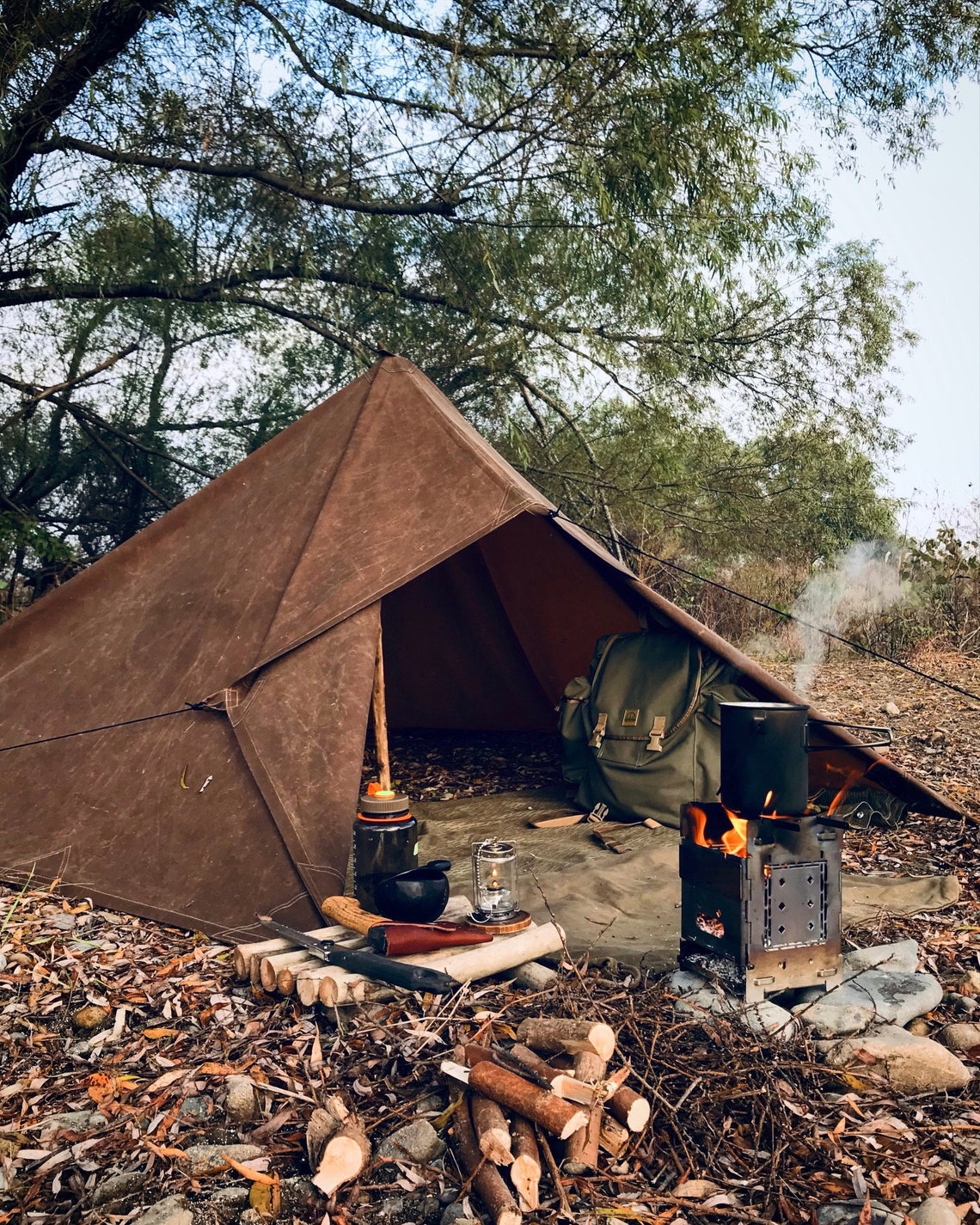 Bushcraft Spain Oilskin Tarp 3x3m Artisanal and Handmade Etsy Bushcraft Spain Oilskin Tarp 3x3m Artisanal and Handmade Etsy