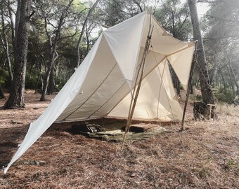 Whelen Lean-to Canvas Tent - Traditional Bushcraft and Camping