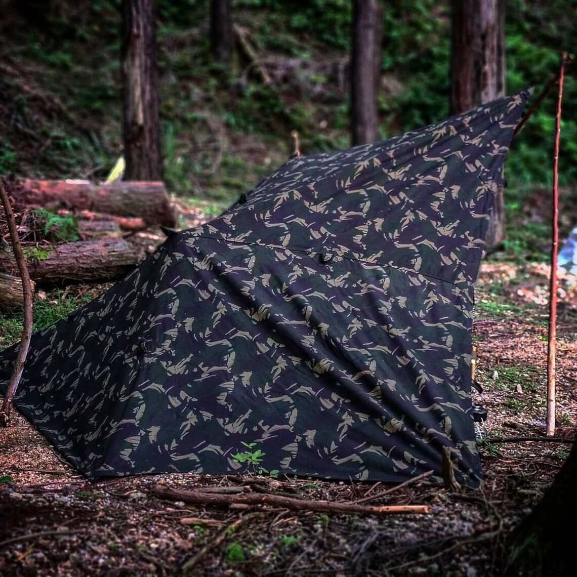 Ambachtelijke Bushcraft Oilskin Tarp Handgemaakte Gewaxte Etsy Nederland