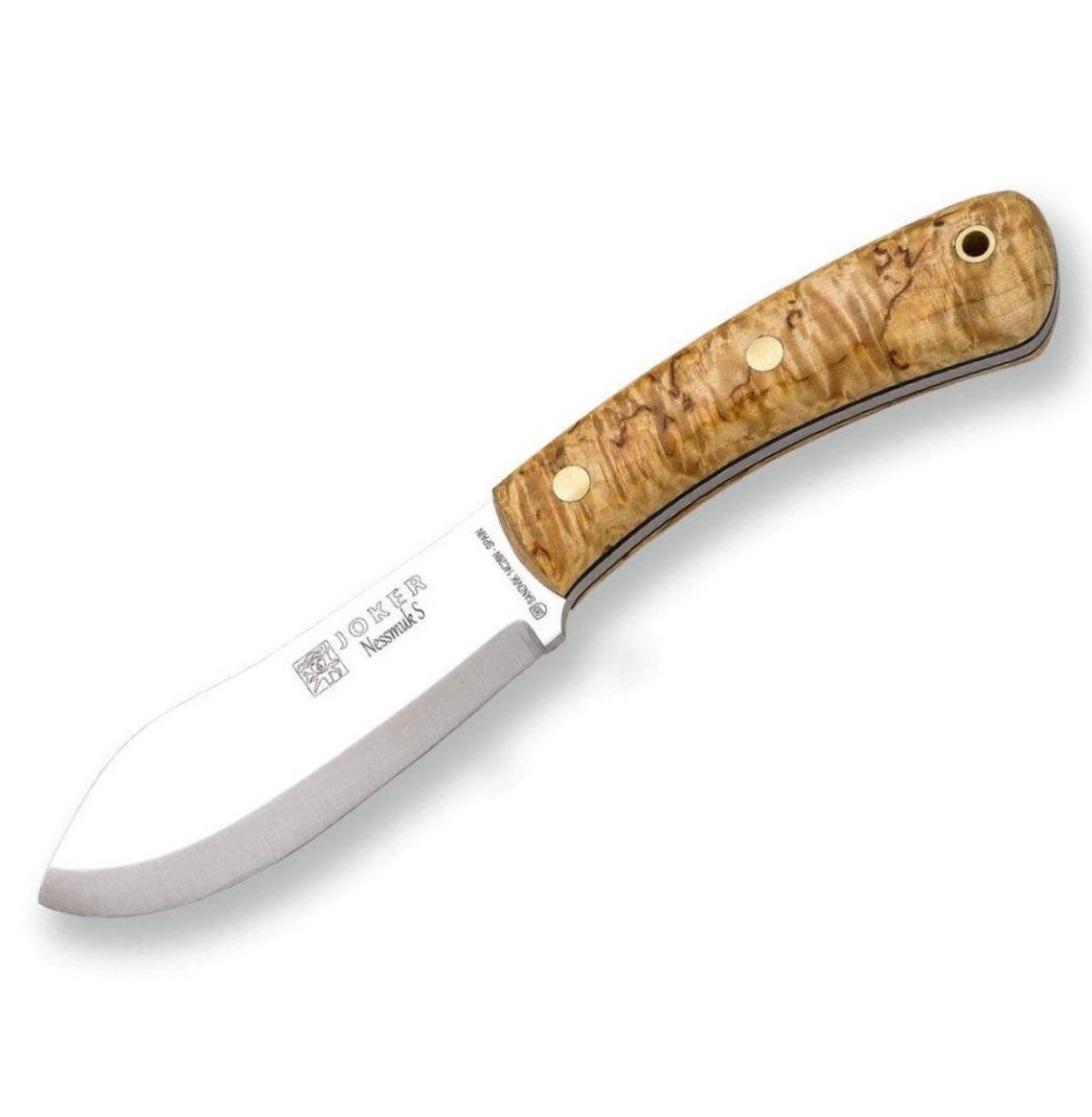 Joker Nessmuk Scandi Knife Handmade Hunting Knives w/ Wooden Etsy