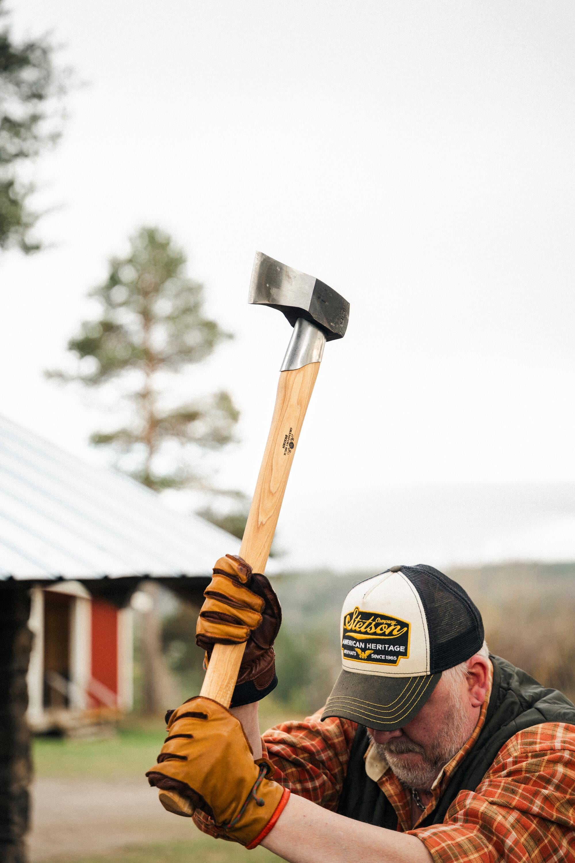 Gränsfors Large Splitting Ax – 70cm Curved or 80cm Straight Handle