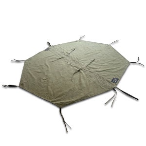 Polish Poncho Lavvu Ground Cloth - Upgrade your Shelter experience with 2 waterproof Canvas Ground Sheets - Fits any Lavvu Size !