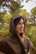 The Oilskin Hood - Perfect Hood for Bushcraft Jackets and Outdoor Activities. A handy companion for rainy weather, hunting, hiking and LARP product logo