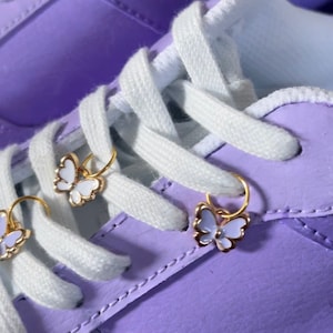 Cute butterfly shoelace charms