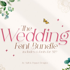 Wedding Fonts, Romantic Fonts, Script Fonts, Procreate Fonts, Love Fonts, Beautiful Fonts, Craft Fonts, Font Bundles, Cricut Fonts