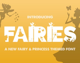 Fonts, Fairytales Fonts, Kids Fonts, Craft Fonts, Cricut Fonts, Silhouette Fonts, Kids Fonts, Girls Fonts, Fairies Fonts, Fairy Fonts, Cute