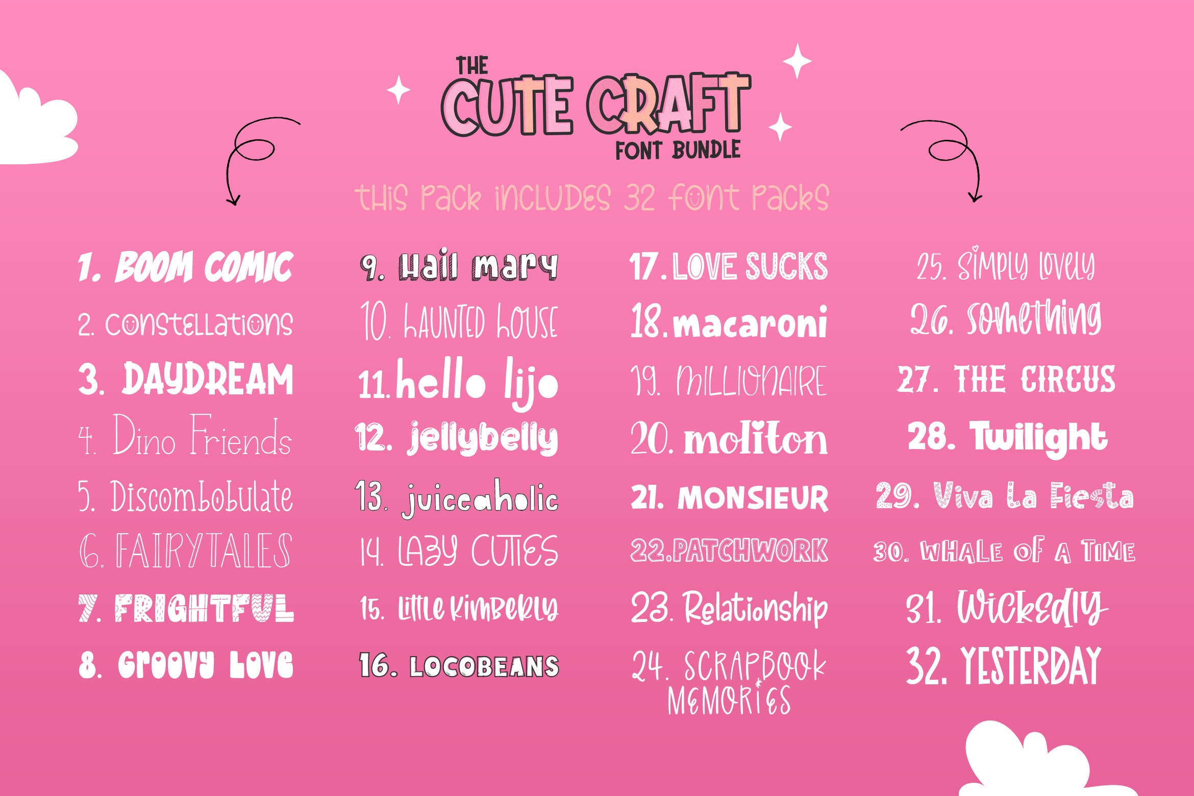Fonts Craft Fonts Cute Fonts Cricut Fonts Crafter Fonts Etsy UK 25-cutest-enjoyable-fonts-for-crafters-nakedlydressed