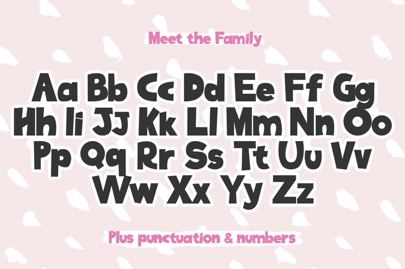 Fonts Commercial Use Font Kids Fonts Playful Fonts Quirky - Etsy