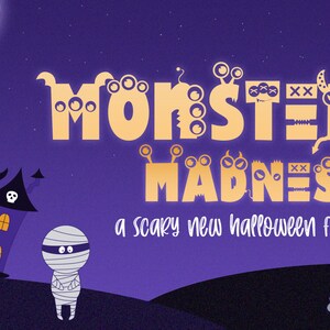 Fonts, Halloween Fonts, Scary Fonts, Monster Fonts, Trick or Treat Fonts, Cricut Fonts, Craft Fonts, Crafters Fonts, Kids Fonts, SVG Fonts