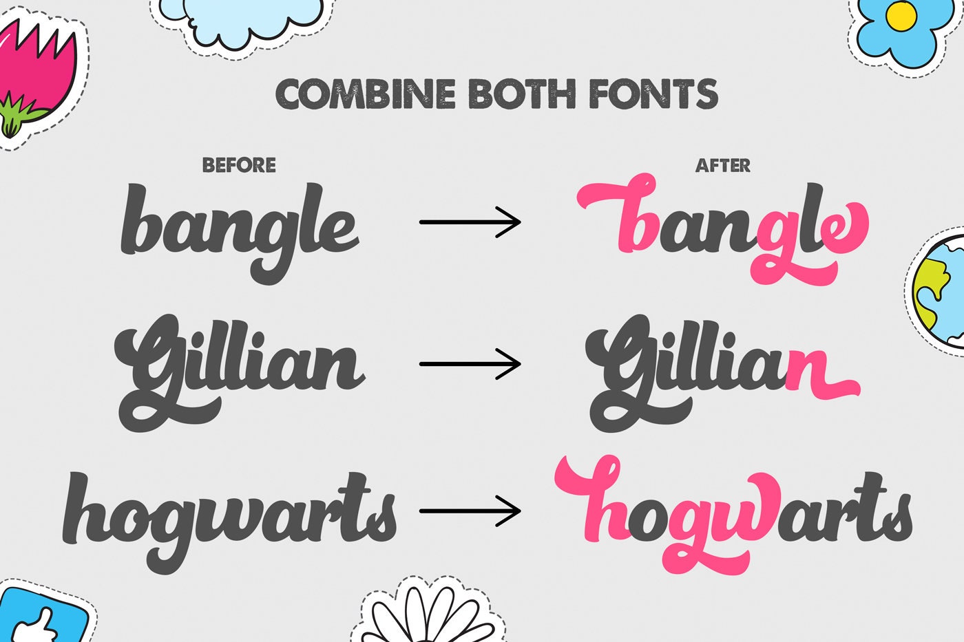 Fonts Script Fonts Round Fonts Rounded Fonts Cursive - Etsy