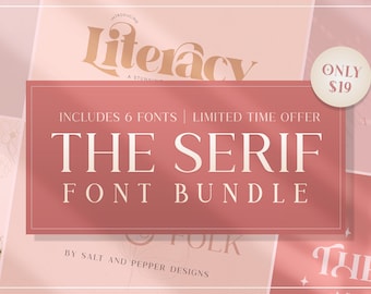 Fonts, Serif Fonts, Font Bundles, Wedding Fonts, Typefaces, Professional Fonts, Craft Fonts, Cricut Fonts, Procreate Fonts, Canva Fonts