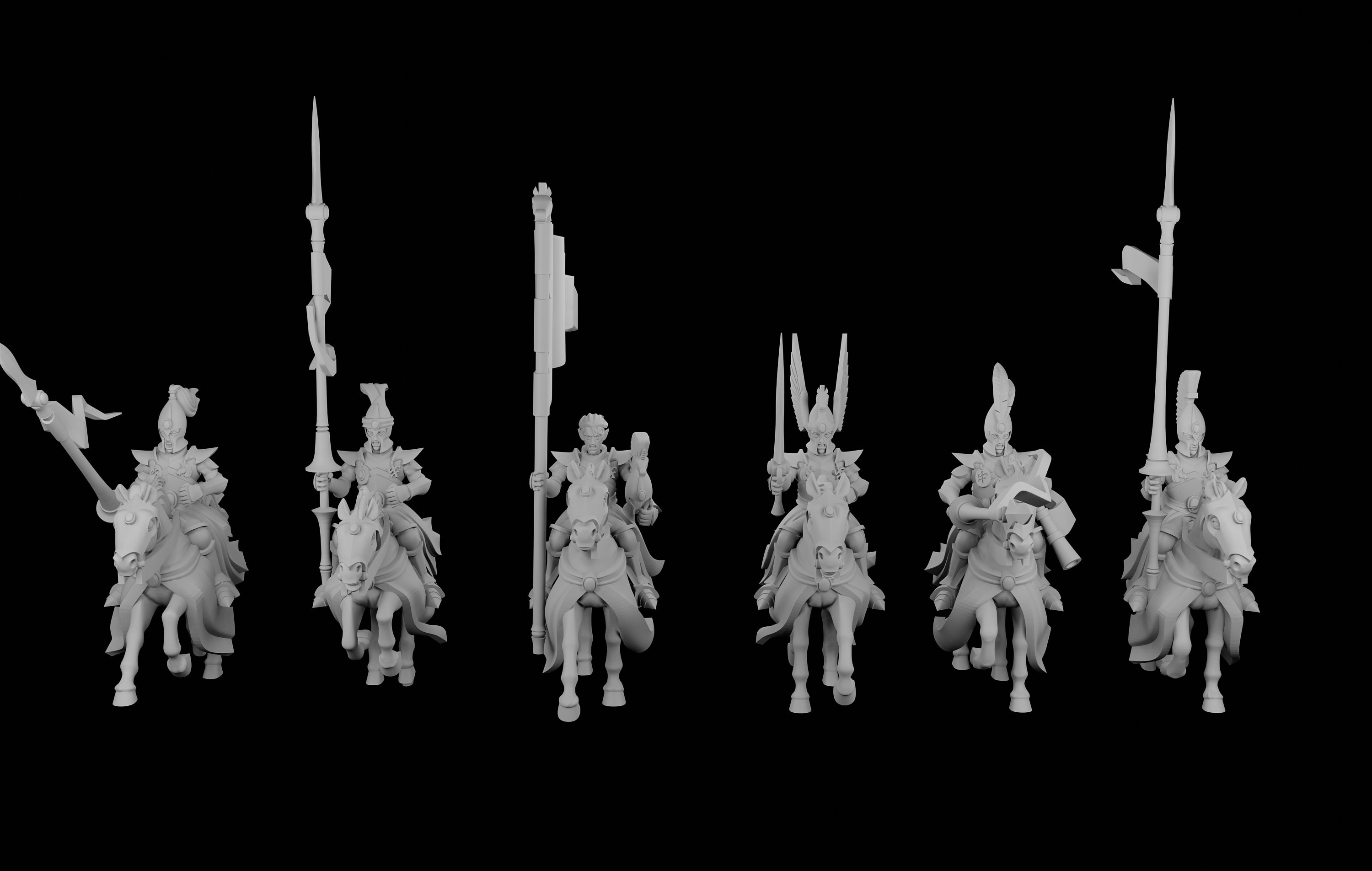 ファッションドリーマー -Switch 3セット Elf Horsemasters Unit (6) Wargaming Models / Fantasy Tabletop