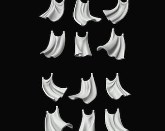 Space elf capes sci-fi tabletop gaming  STL-files