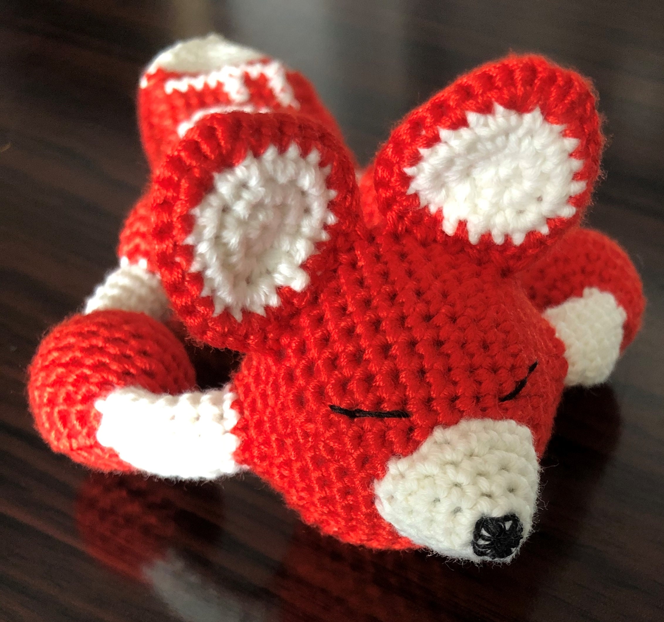 Fox Baby Rattle Crochet pattern tutorial PDF Etsy