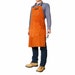 Leather Welding Work Apron,Heat Resistant & Flame Resistant Bib Apron, Flame Retardant Heavy Duty BBQ Apron Leather Welding Protective Apron, Welding