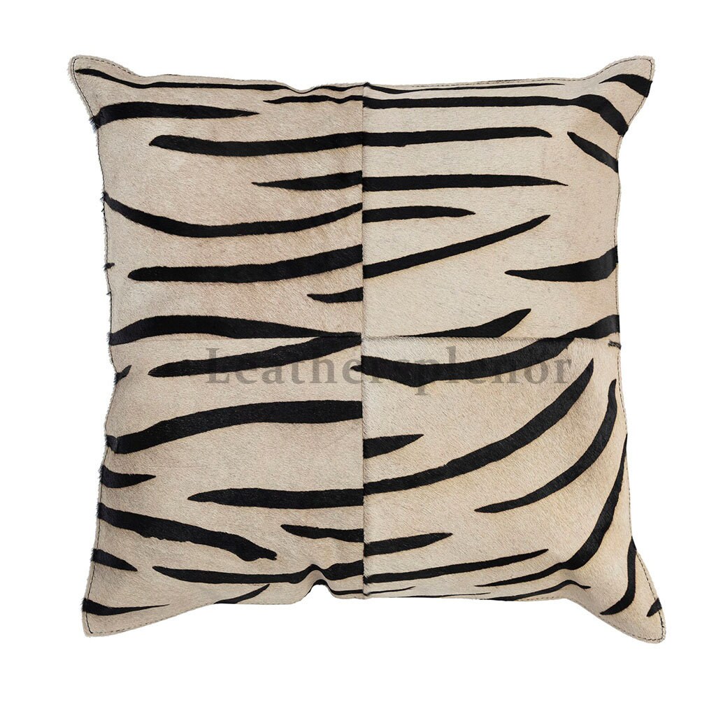 Zebra Print cuir Véritable