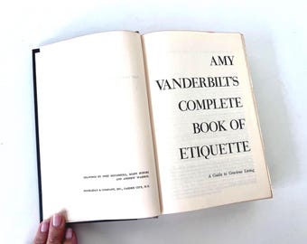 1958 Etiquette Book: Andy Warhol Illustrations, Mid-Century Guide