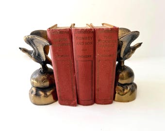 Three Vintage Dickens Books – Illustrated 1930s Tattered Classics Set of 3, Charles Dickens