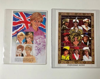 white christmas dresses Princess Diana Commemorative Stamp Set main image 0