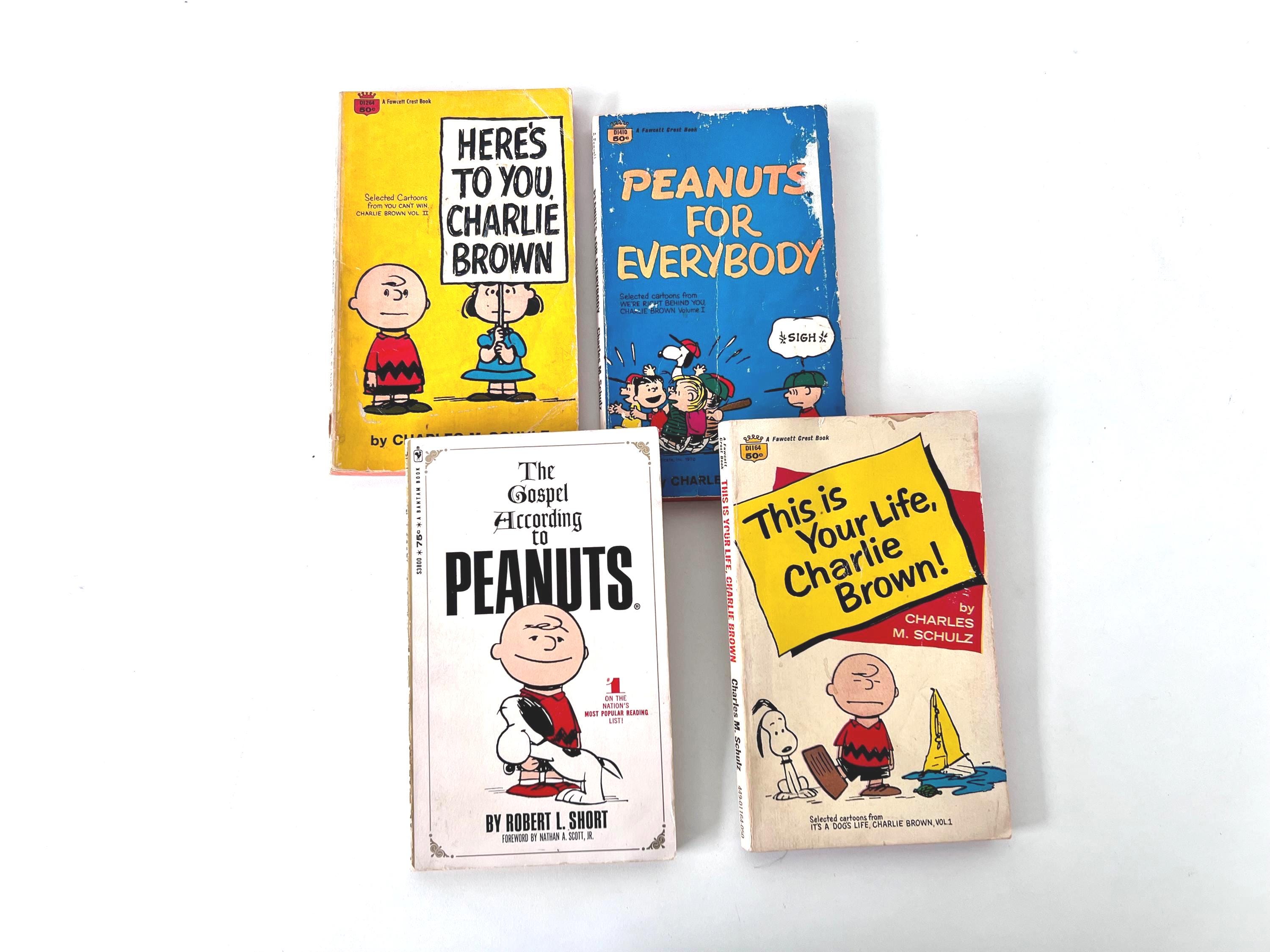 Vintage 1960s Peanuts Books: Charlie Brown Comic Collection