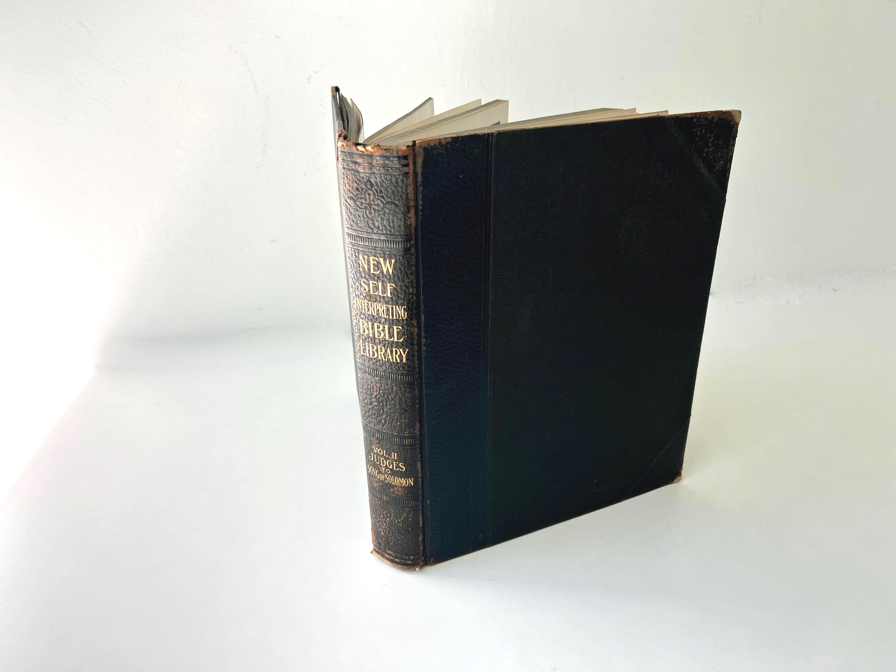 Antique Gothic Bible - Etsy