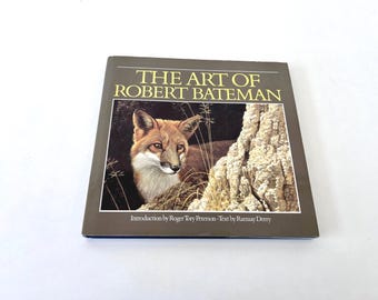 The ART of ROBERT BATEMAN – 1981 First Major Art Book – Wildlife Coffee Table Classic