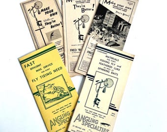 Vintage Fly-Tying Mail-Order Catalogues (Buyer’s Choice)