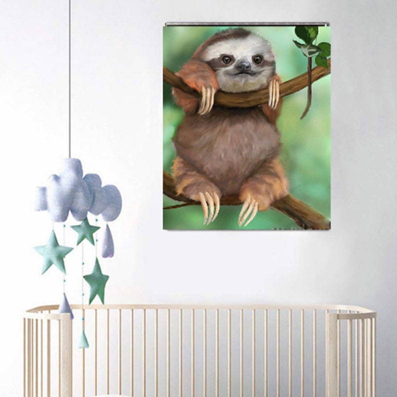 Sloth Diamond Painting Kit Wall Decor Art | Etsy