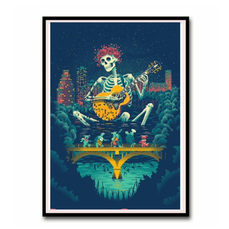Diamond Painting Kit Grateful Dead Full Drill Halloween Decor | Etsy