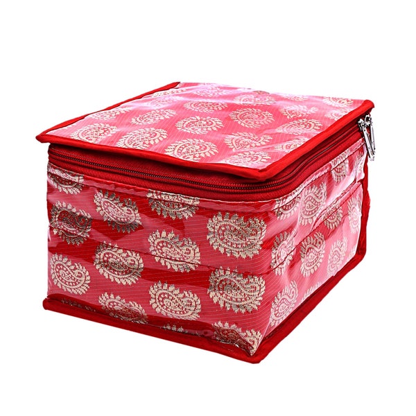 Handcrafted Brocade Jewelry Box Storage Organizer Decorative Gift Box