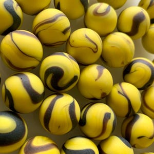 Sea Glass Marbles(Bumblebee )