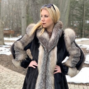 Fur chubby jacket hot sale