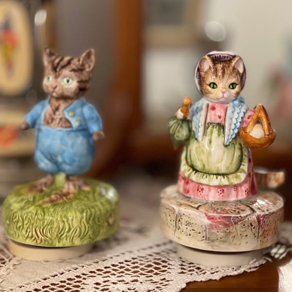 Beatrix Potter musical figurines