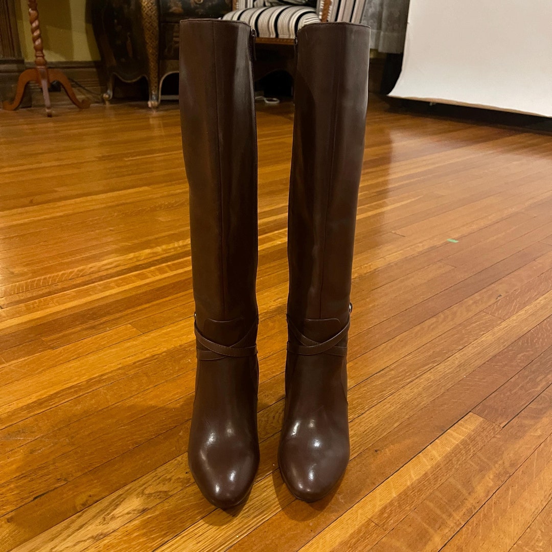 ralph lauren leather boots