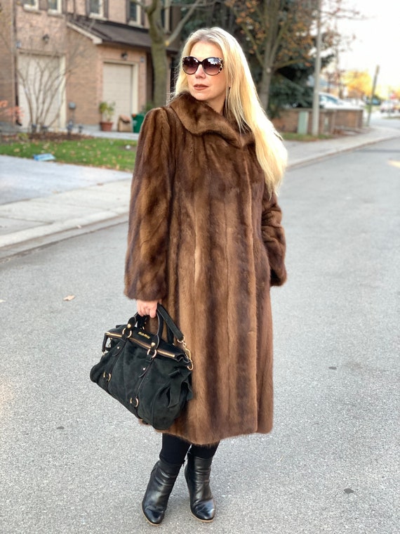 Mink fur coat