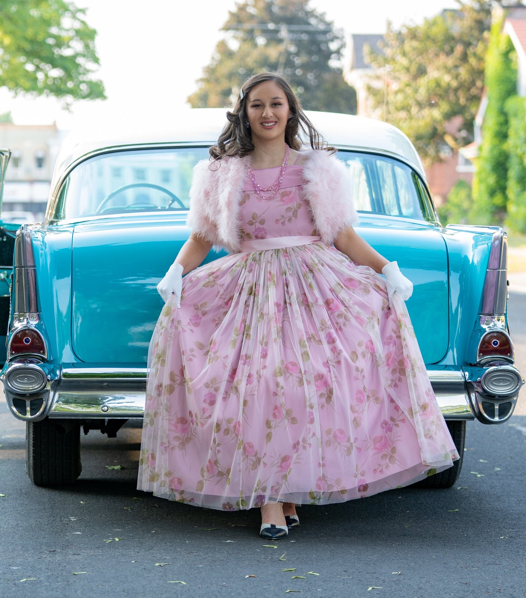 1950's Prom Dress Medium - Etsy