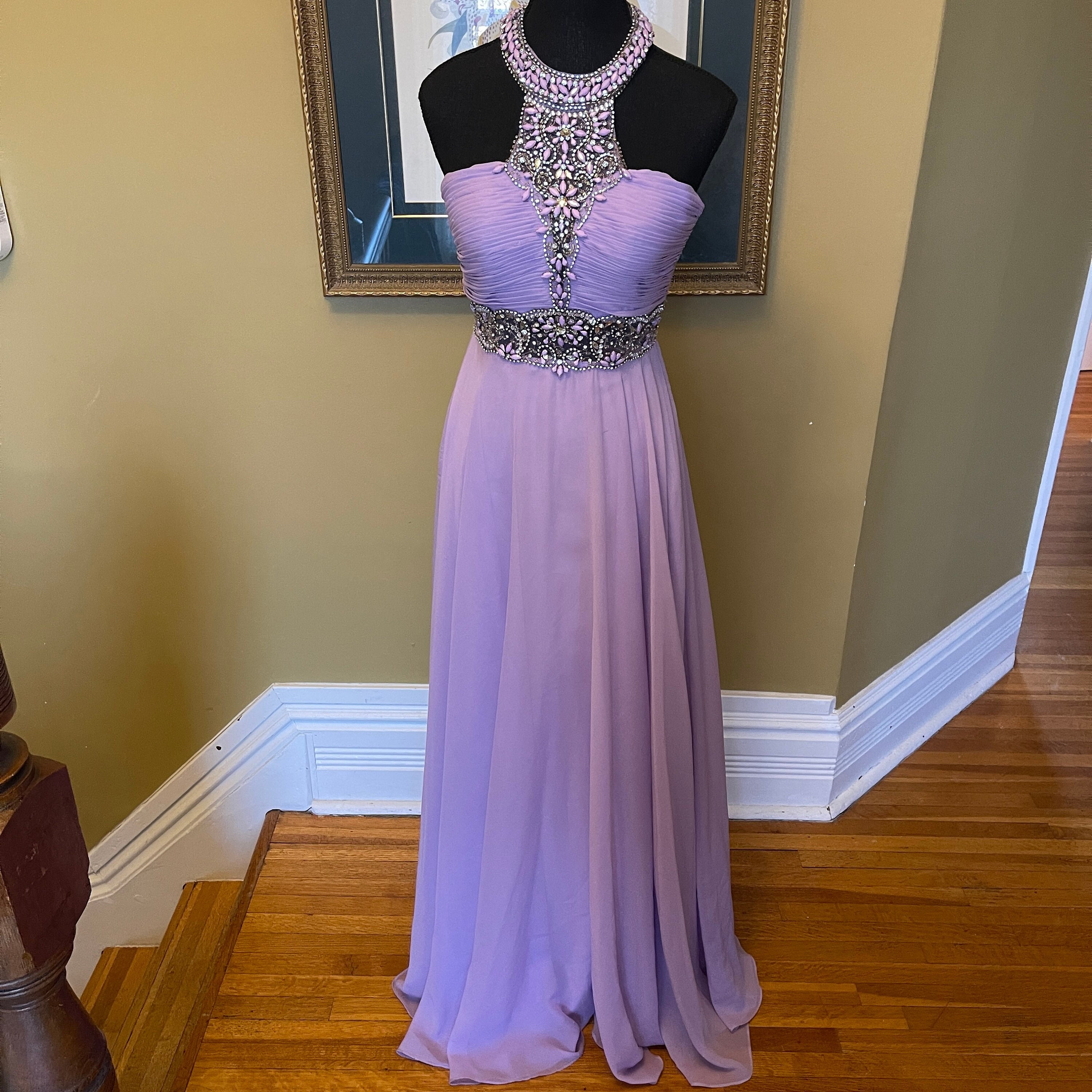 Lilac Evening Gown - Etsy Canada