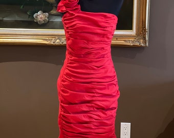 Jessica McClintock rotes Cocktailkleid